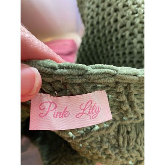 Pink Lilly Chenille Sweater Size Small - Picture 7 of 9